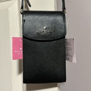 Kate Spade- Staci Saffiano Leather Cross Body Phone Carrier